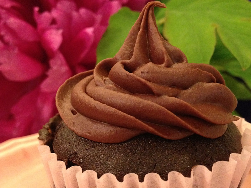 Chocolate Balsamic Cupcakes