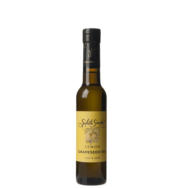 Salute Santé! Lemon infused grapeseed oil made in Napa Valley.