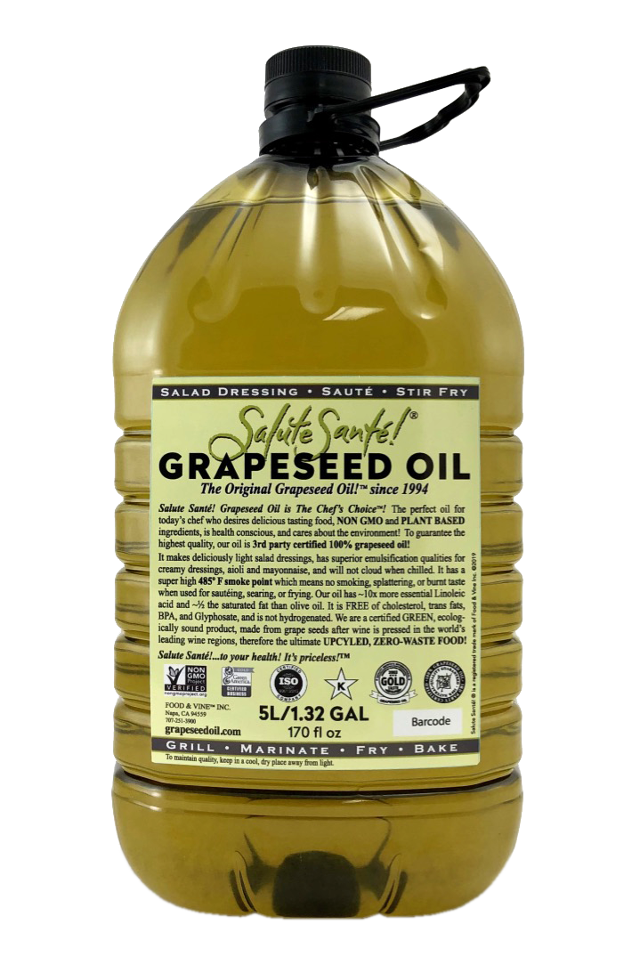 Cold Pressed Grapeseed Oil 5L 55.00