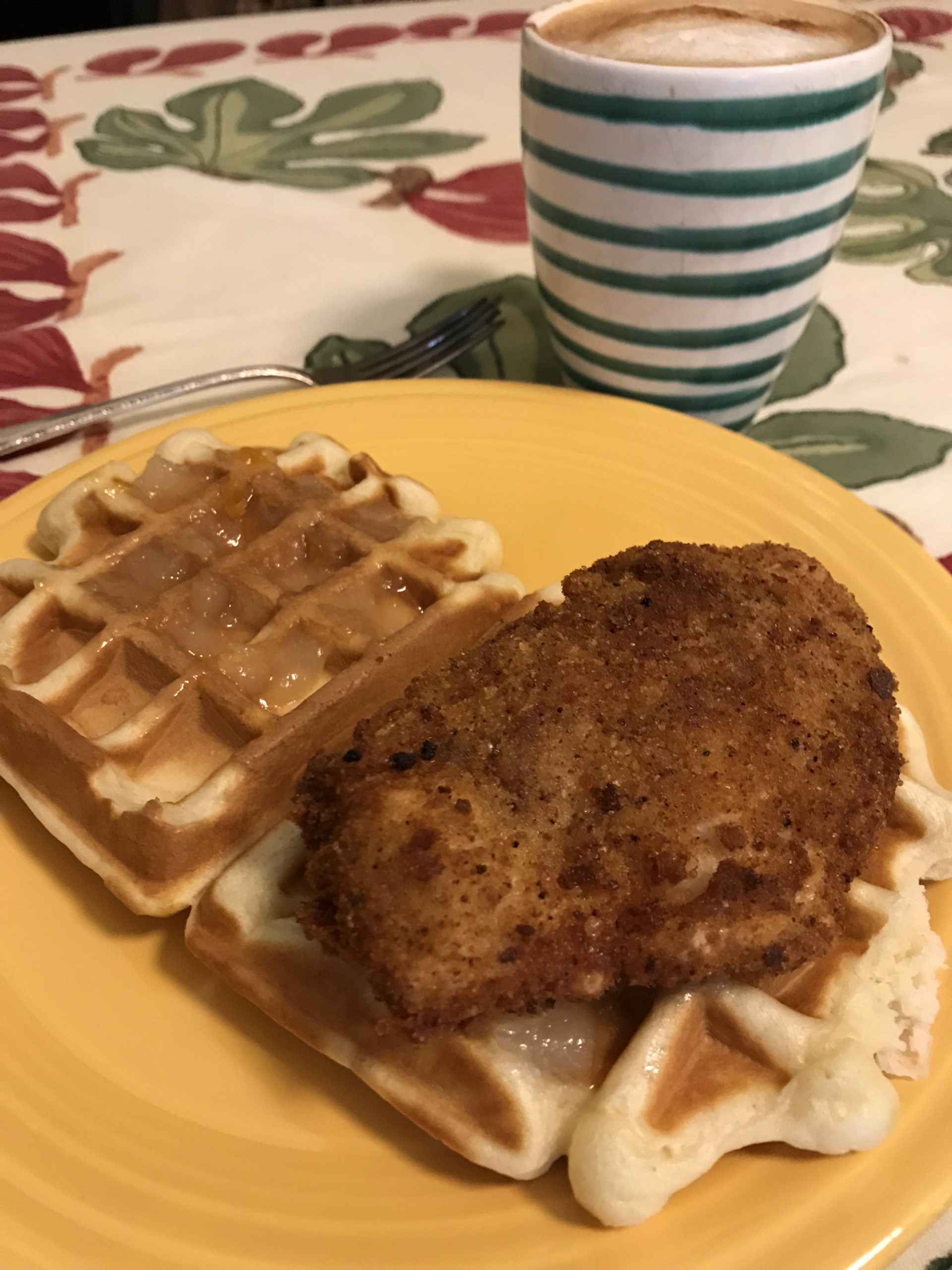 Fried Chicken and Waffles Salute Santé! Grapeseed Oil
