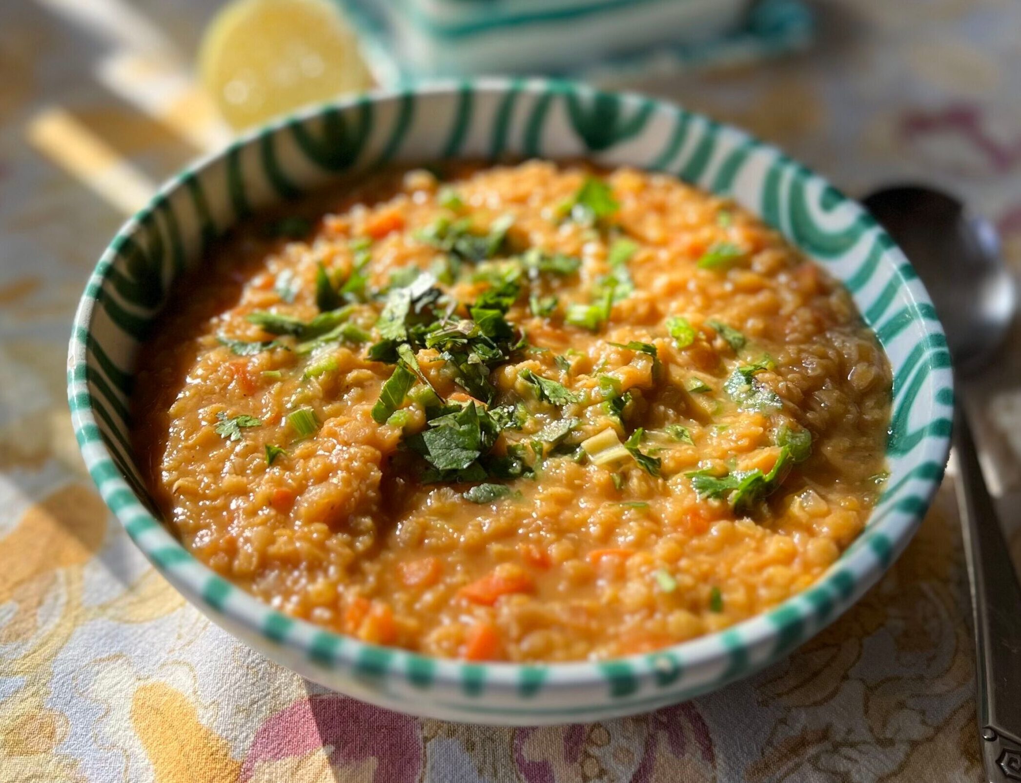 Red Lentil Soup with Lemon