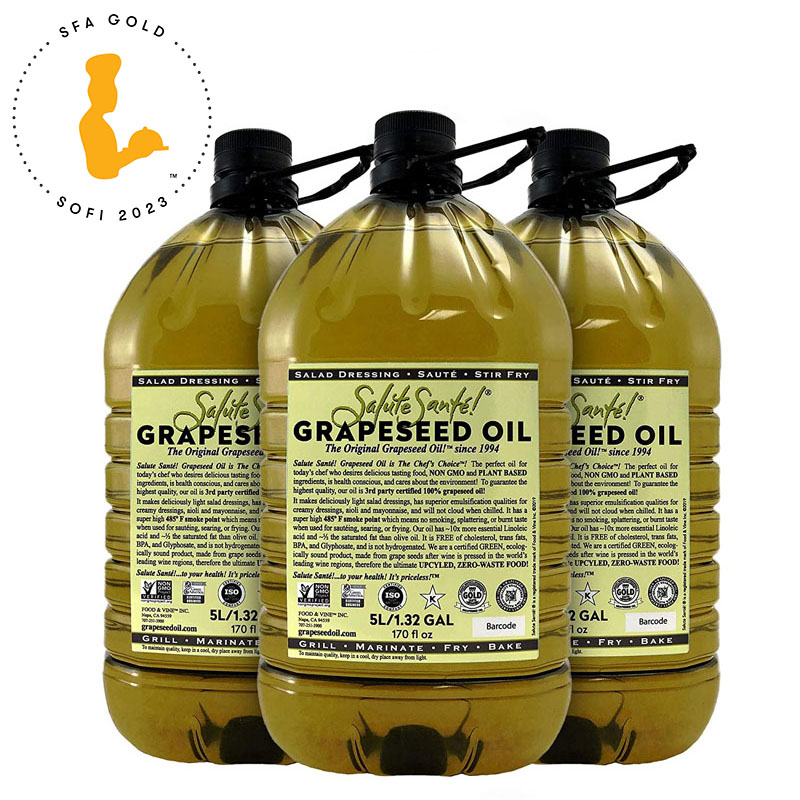 Cold Pressed Grapeseed Oil 5L 55.00