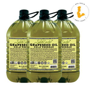 Grapeseed Oil Cold Pressed Sofi Gold winner 5L 3 pack