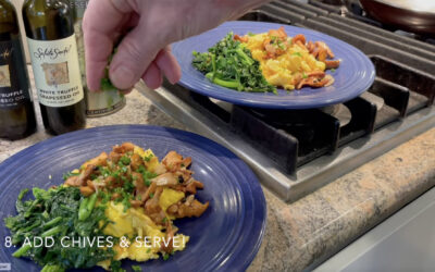 Healthy Heart Chanterelle Scrambled Eggs & White Truffle Oil