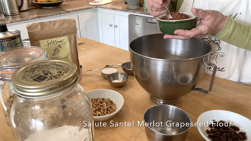 scones with gluten free grapeseed flour